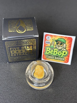 Photograph of product: BeBop Cured Badder | Five Star Extracts | 1g
