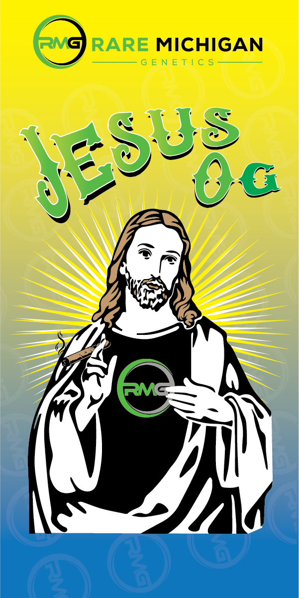 Photograph of product: Jesus OG | Rare Michigan Genetics - 28g