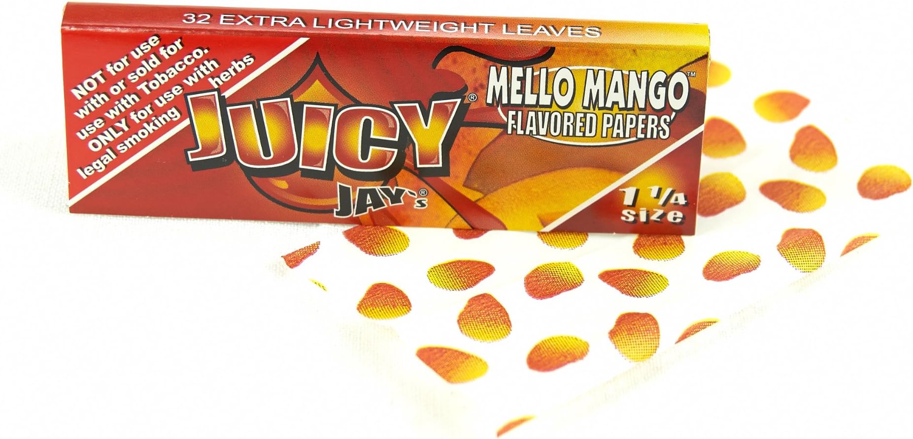 Photograph of product: 1 1/4 Mello Mango Flavored | 32 Papers