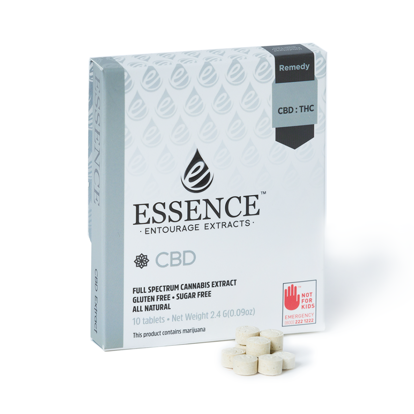 Photograph of product: 1:1 Cannatonic Tablets 10-pack | 200mg