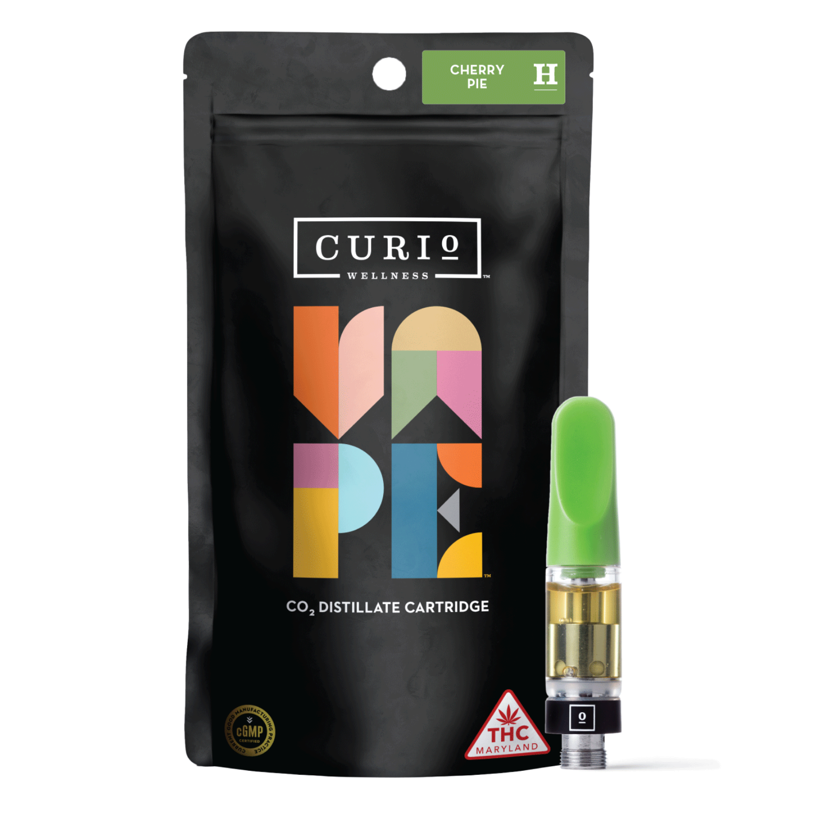 Photograph of product: Curio | Vape Cartridge | Cherry Pie