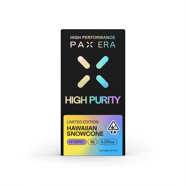 Photograph of product: Hawaiian Snowcone - (Distillate) 1g (H) - Pax Era