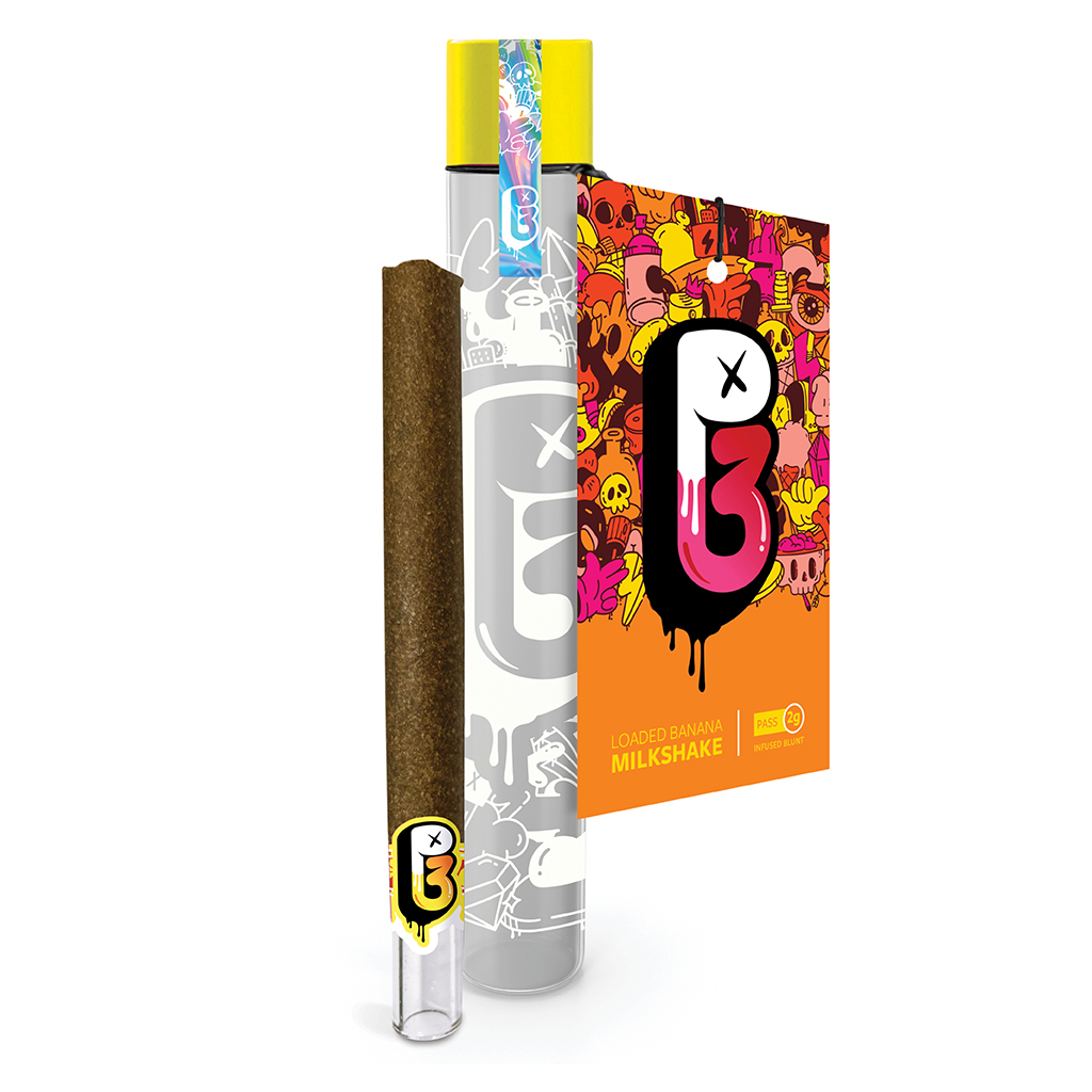 Photograph of product: Infused Pre-roll - P3 - Loaded Banana Milkshake (I) - 2g
