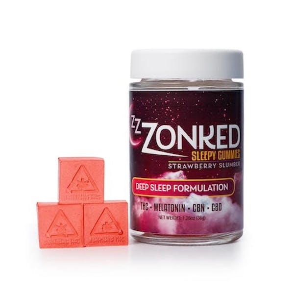 Photograph of product: Zzzonked |Sleepy | Strawberry Slumber | 100mg