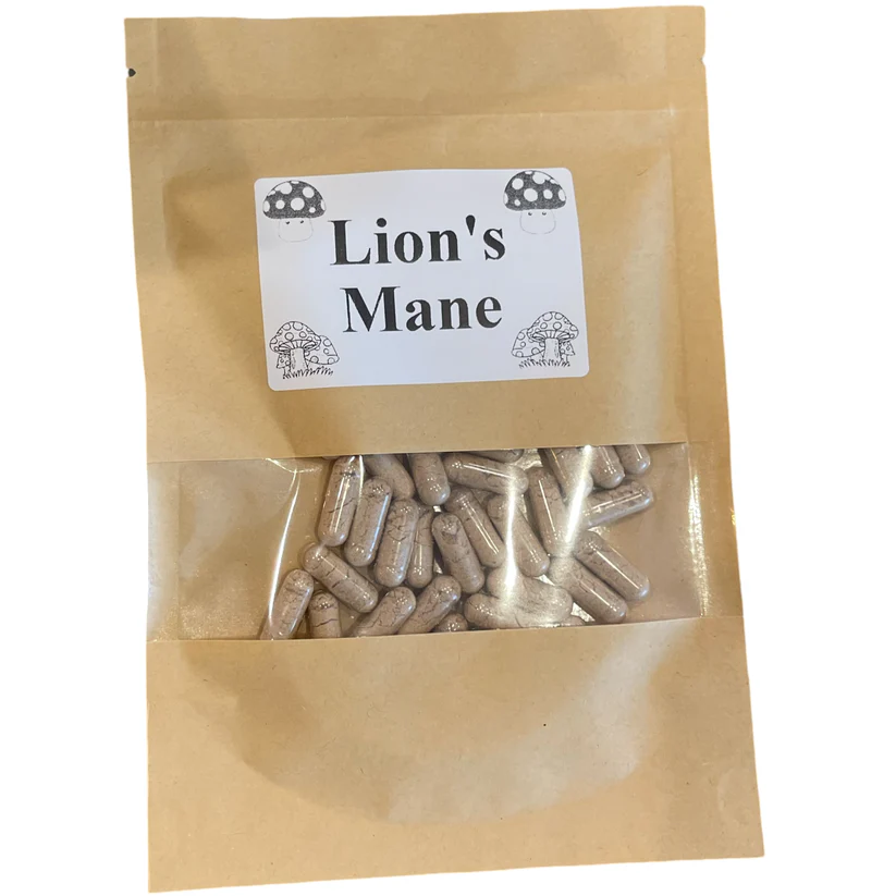 Photograph of product: The Real McCoy -Mushroom Capsules - Lion's Mane