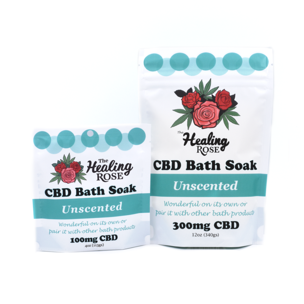 Photograph of product: Healing Rose | Unscented CBD Bath Soak [12oz]