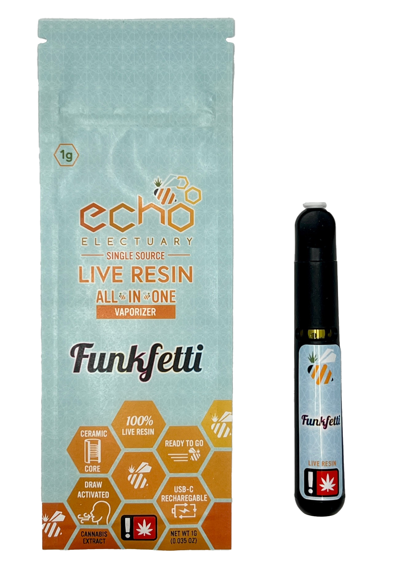 Photograph of product: Echo Electuary - Funkfetti AIO Cart