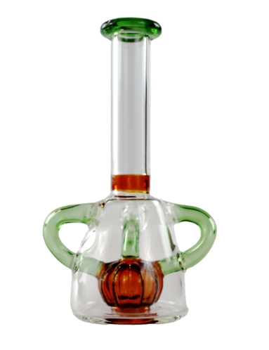 Photograph of product: SirEEL | Accessories | Glass + Pipes | 5.5" Pumpkin Recycl-o-Lantern with Bowl