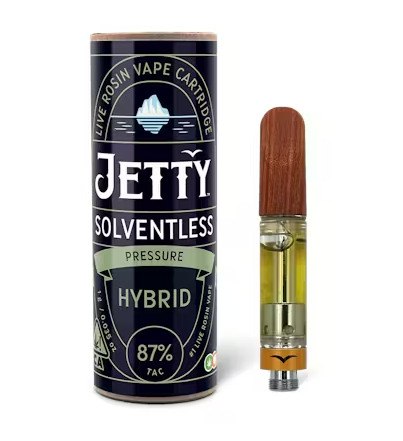 Photograph of product: Jetty Pressure OCal Hybrid Solventless Vape Cart