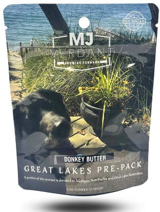 Photograph of product: MJ VERDANT DONKEY BUTTER PREPACK 3.5G