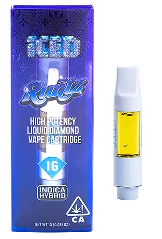 Photograph of product: Runtz 1G Liquid Diamond Cartridge - 