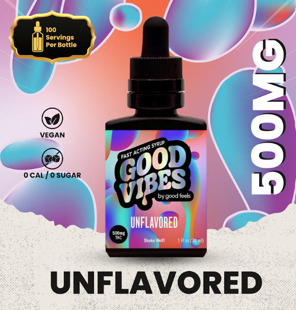 Photograph of product: Unflavored | 500mg | Syrup | Good Vibes