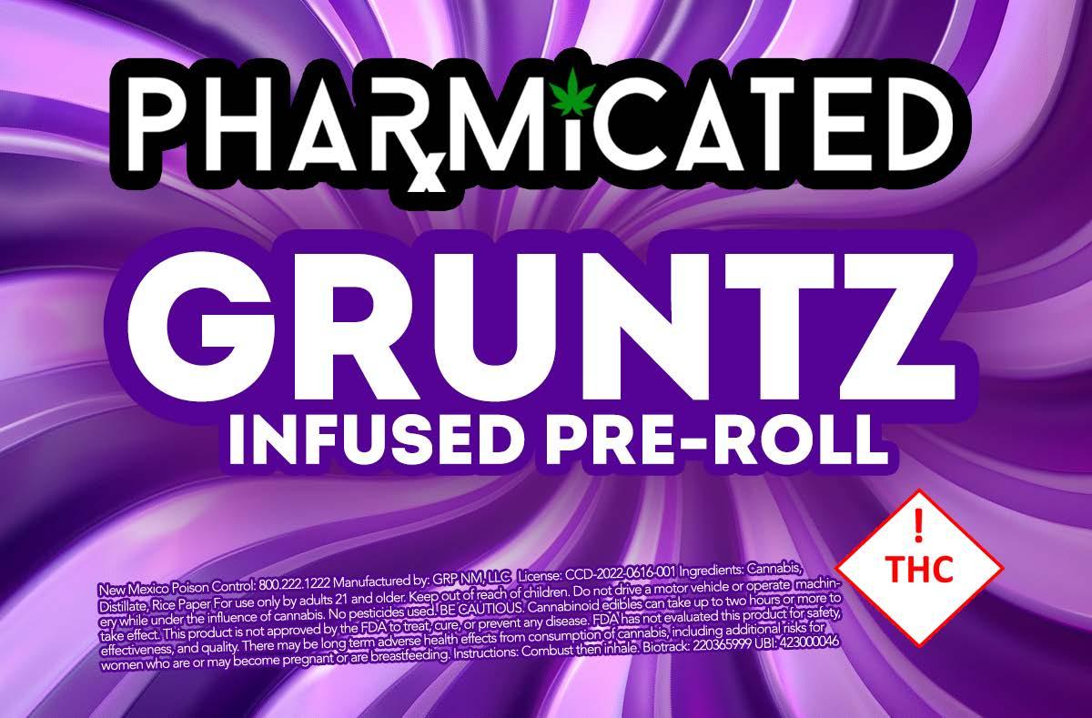 Photograph of product: Gruntz (H) Infused Pre-Roll 1.5g