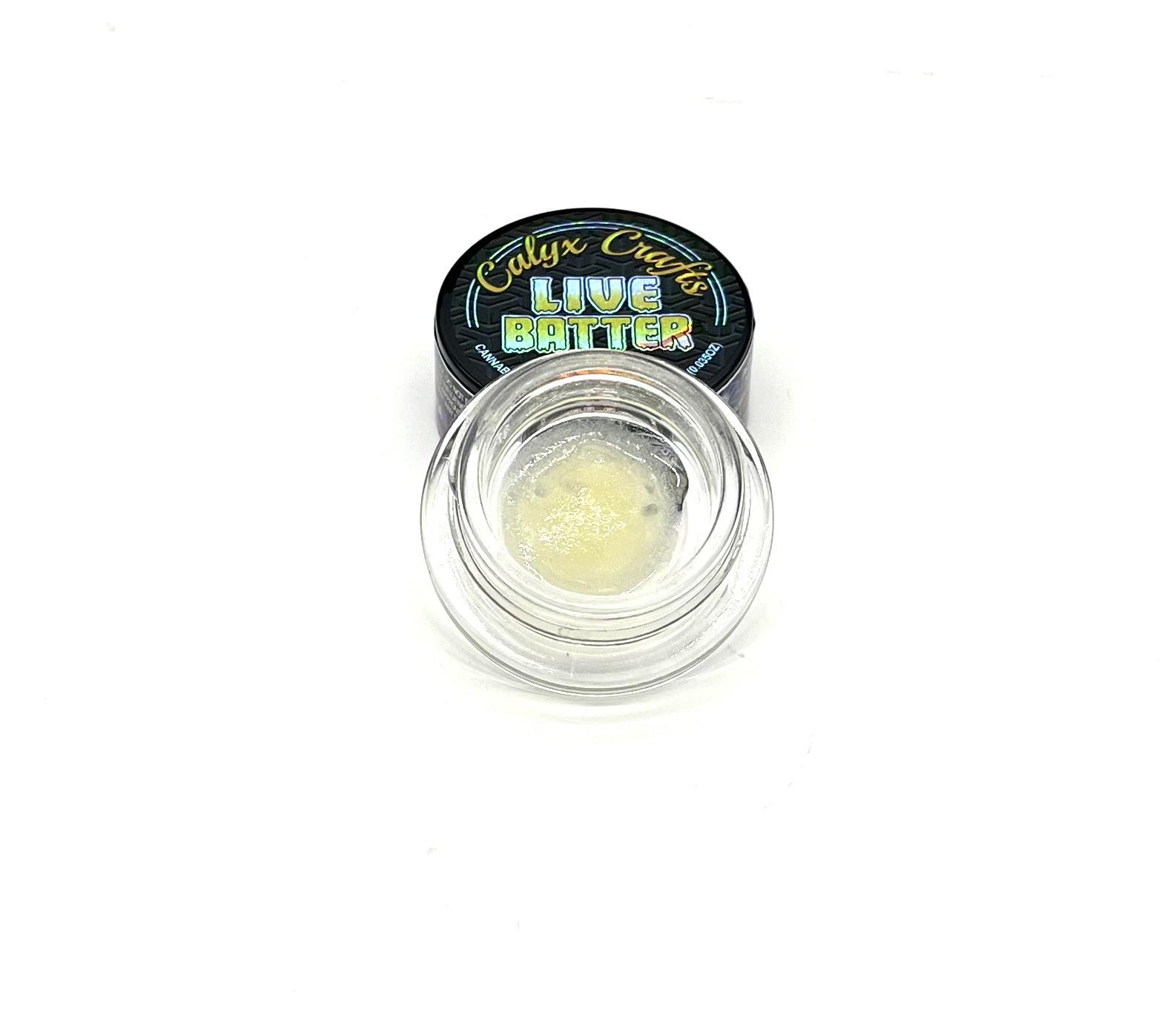 Photograph of product: Calyx Herer au chocolatplant Live Resin Batter