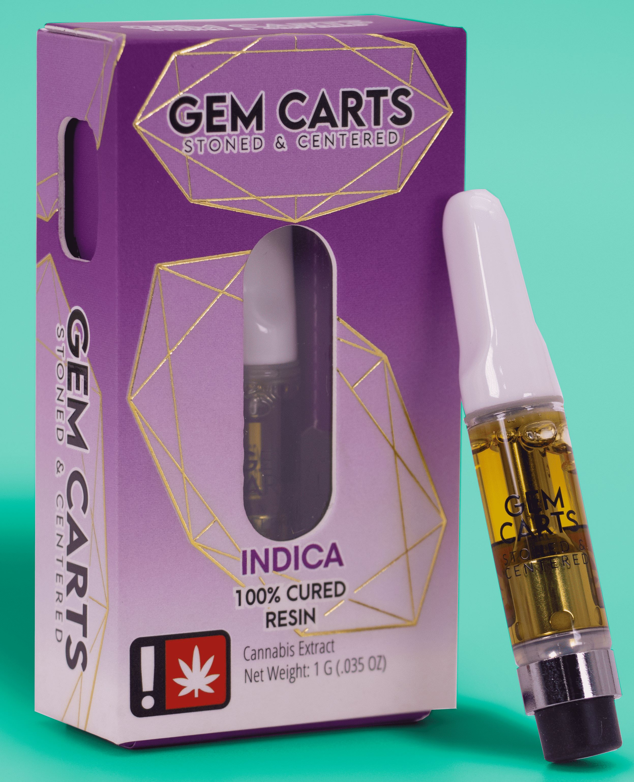 Photograph of product: Gem Cart: Oreoz Cured Resin Cartridge