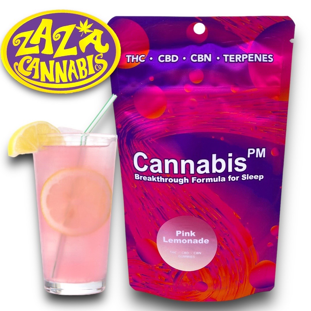 Photograph of product: OUID! PM - PINK LEMONADE GUMMY - 50 MG TH-oui:CBD:CBN