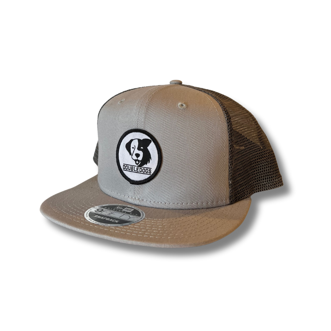 Photograph of product: Double Dogs Gray Mesh Hat