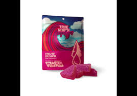 Photograph of Product: True North One Hitter Cherry Limeade Edible Gummy 200mg