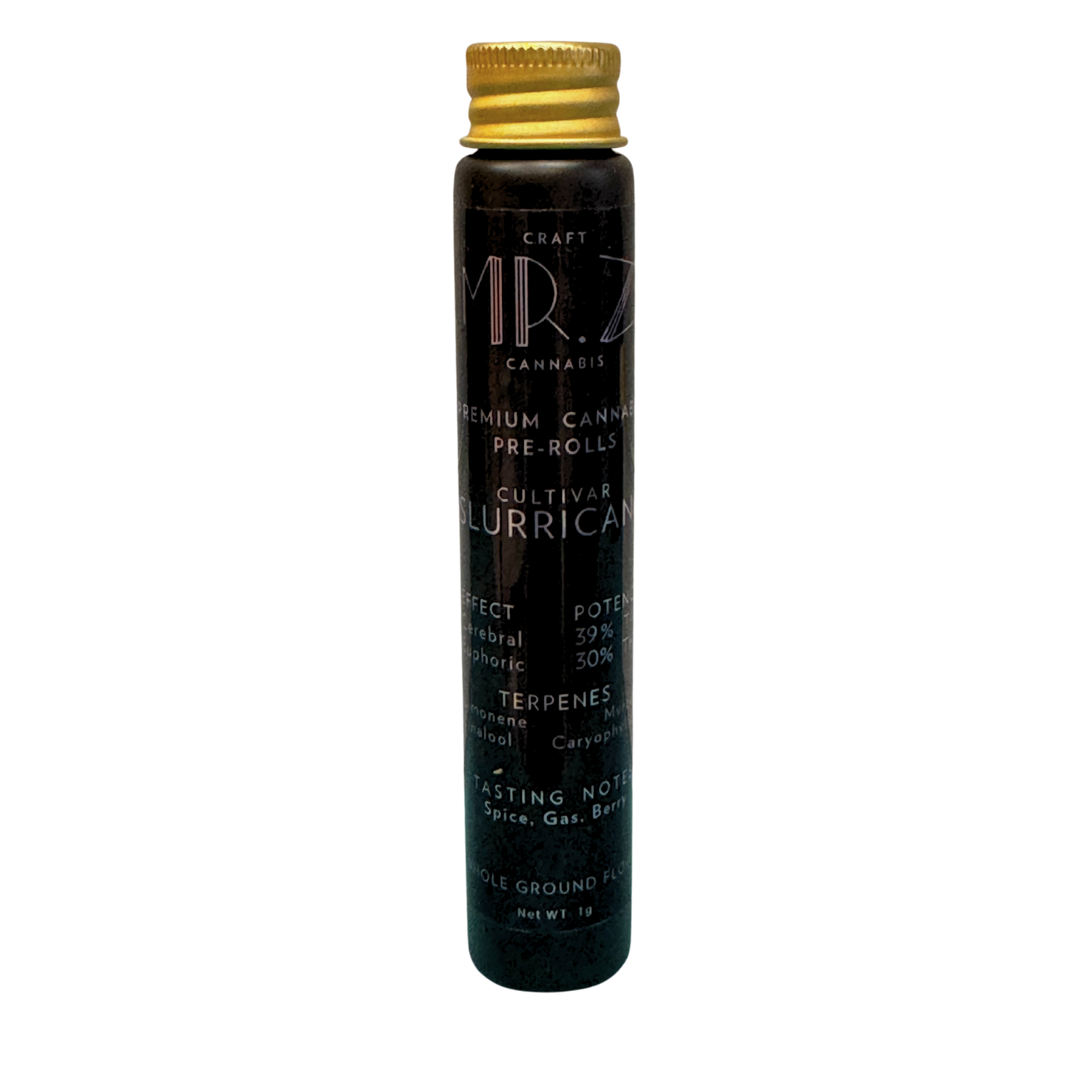 Photograph of product: Slurricane | 1g Pre-roll | Mr Z Craft Oui'd