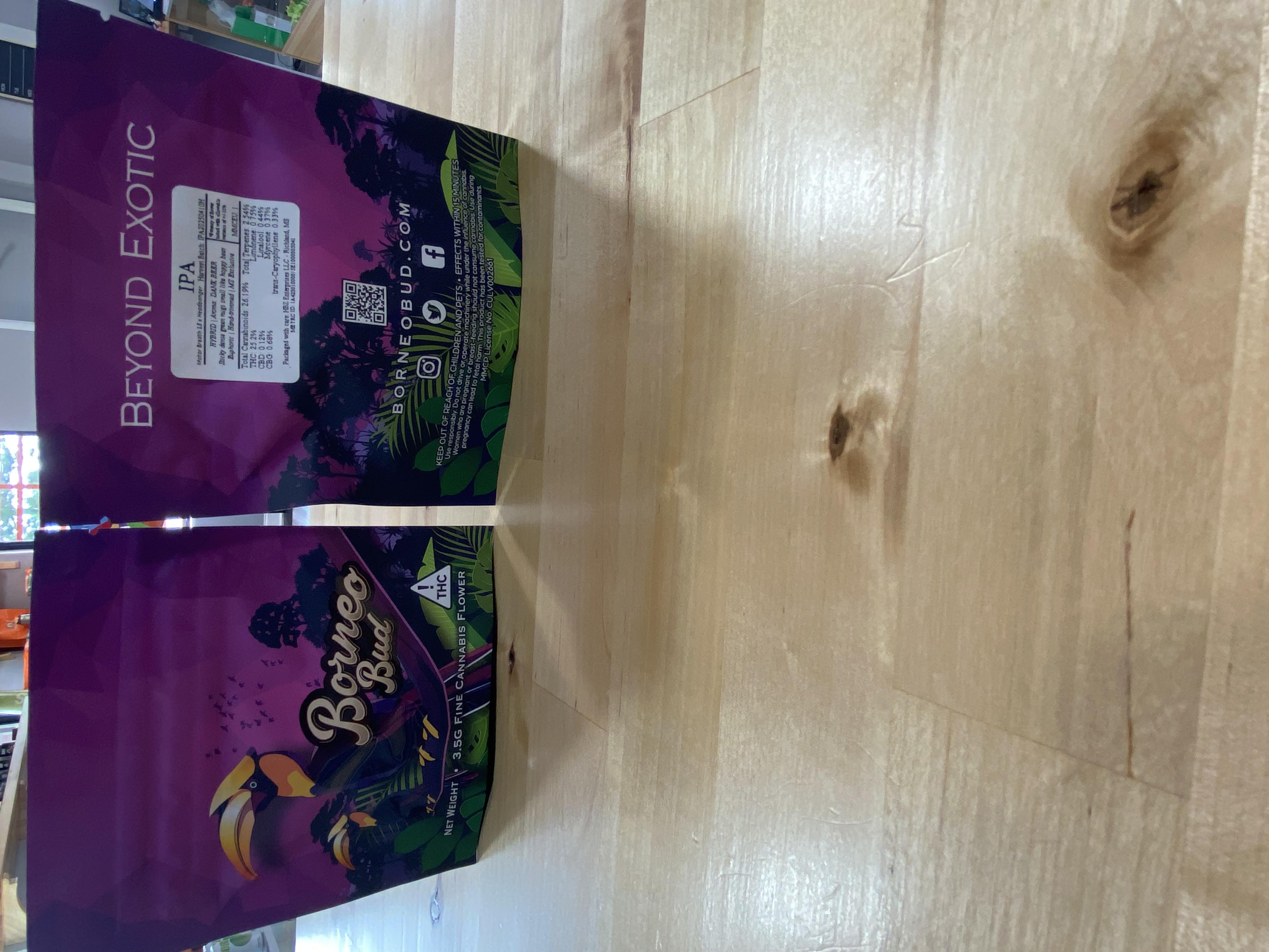 Photograph of product: Borneo Bud- IPA - 3.5g