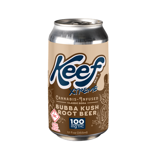 Photograph of product: Keef Cola Extreme Bubba Kush Root Beer 100mg