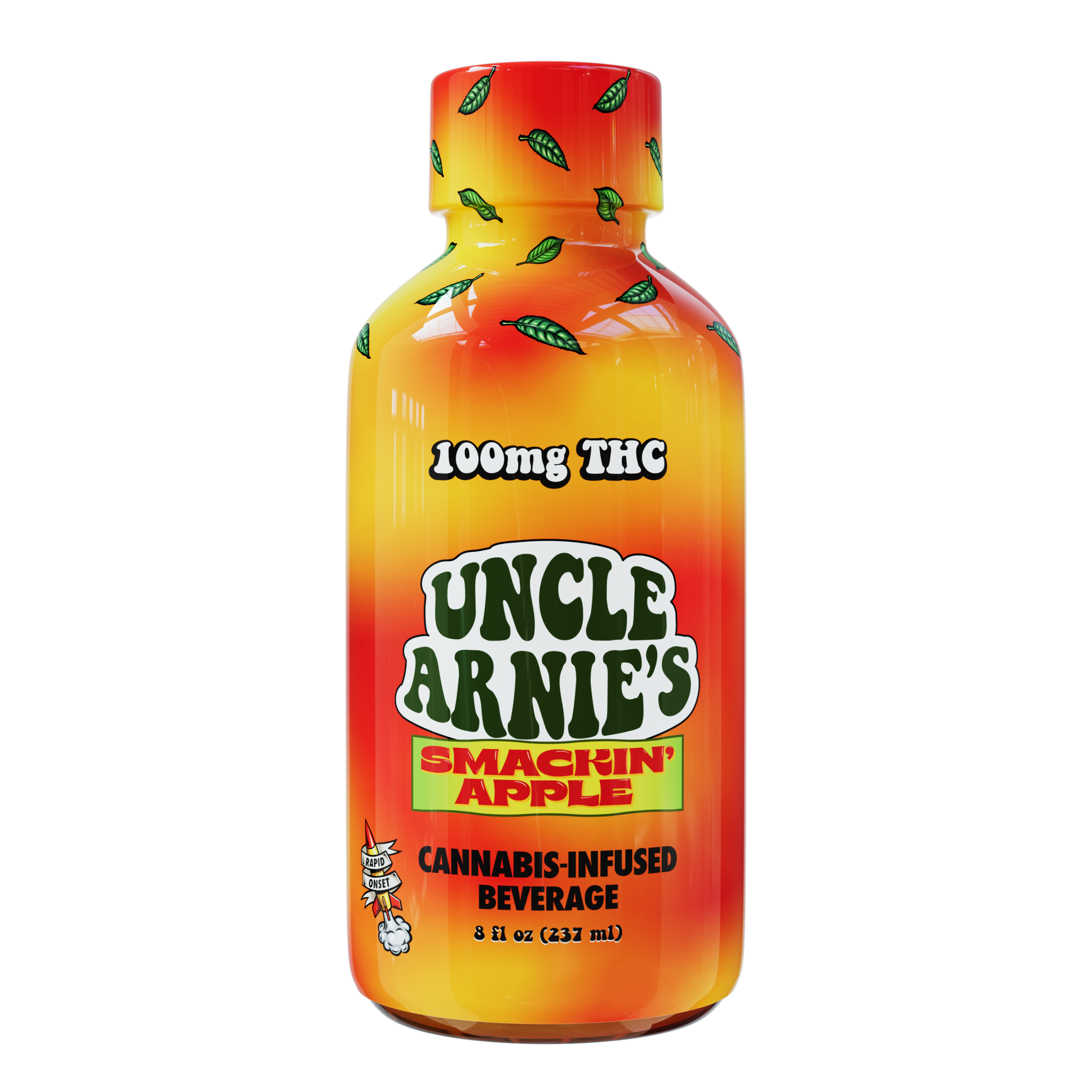 Photograph of product: Uncle Arnie's | Smackin Apples | 8oz | 100mg