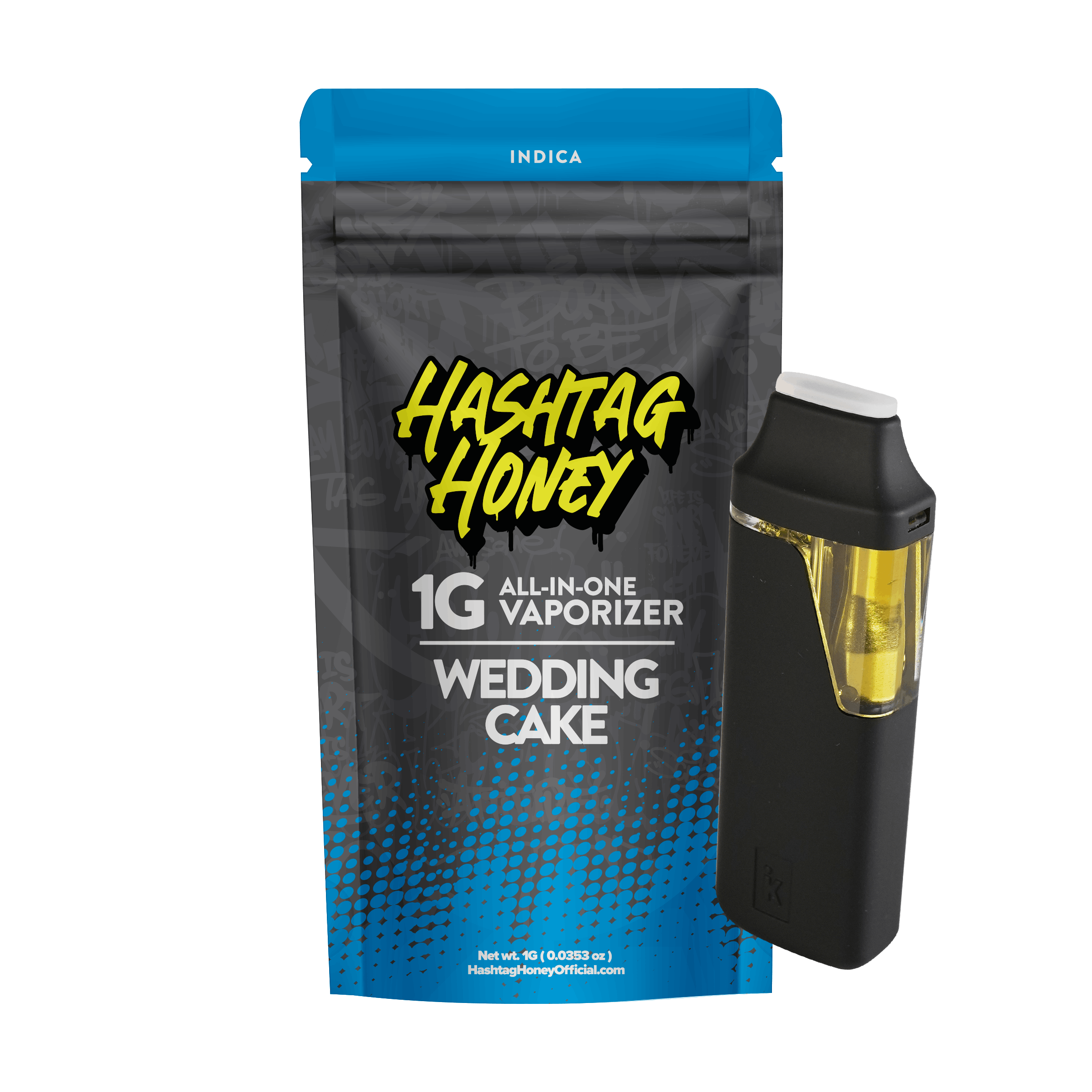 Photograph of product: au chocolattag Honey | Wedding Cake | 1g Vape