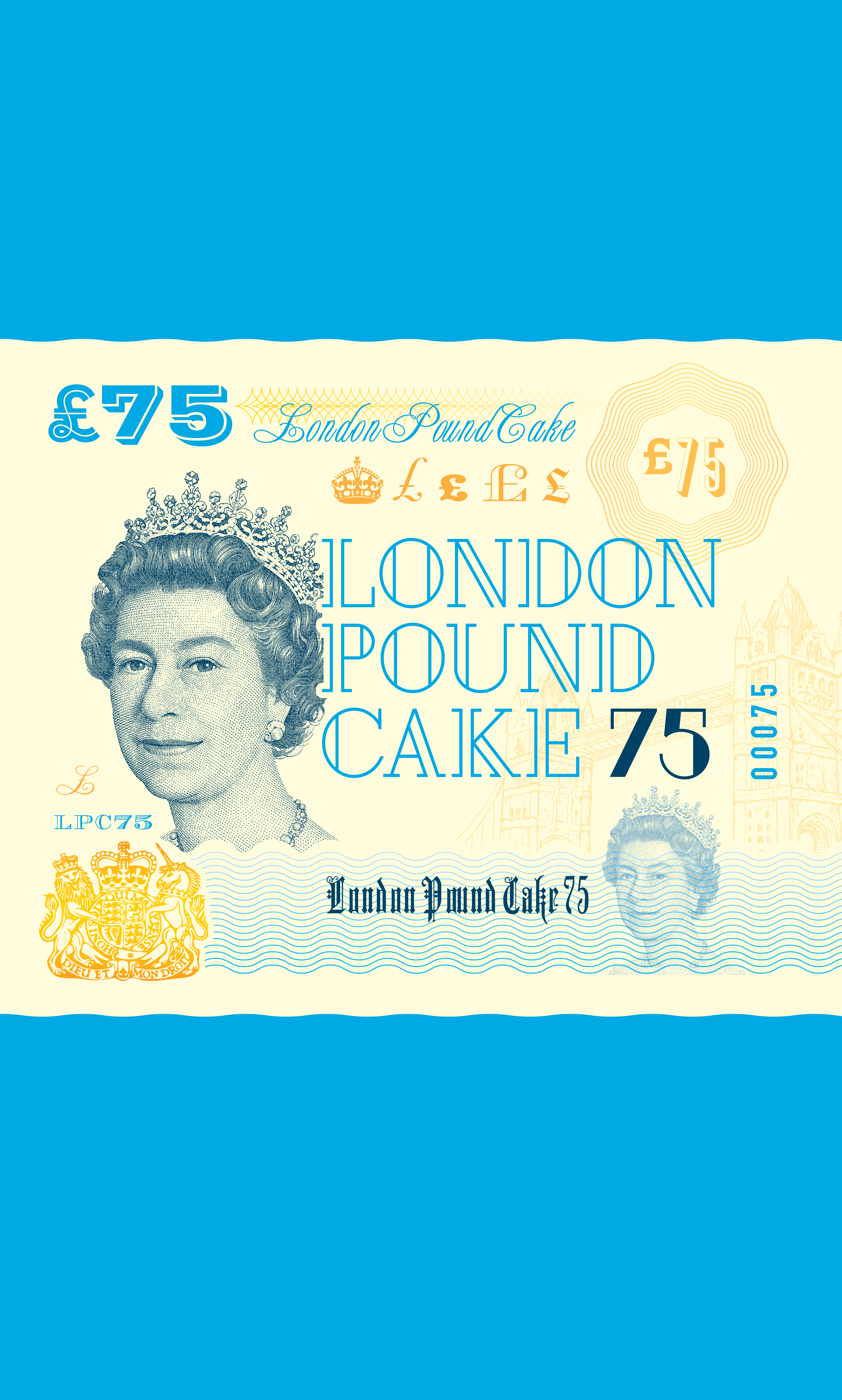 Photograph of product: LONDON POUND CAKE - COOKIES - INDOOR - 14g