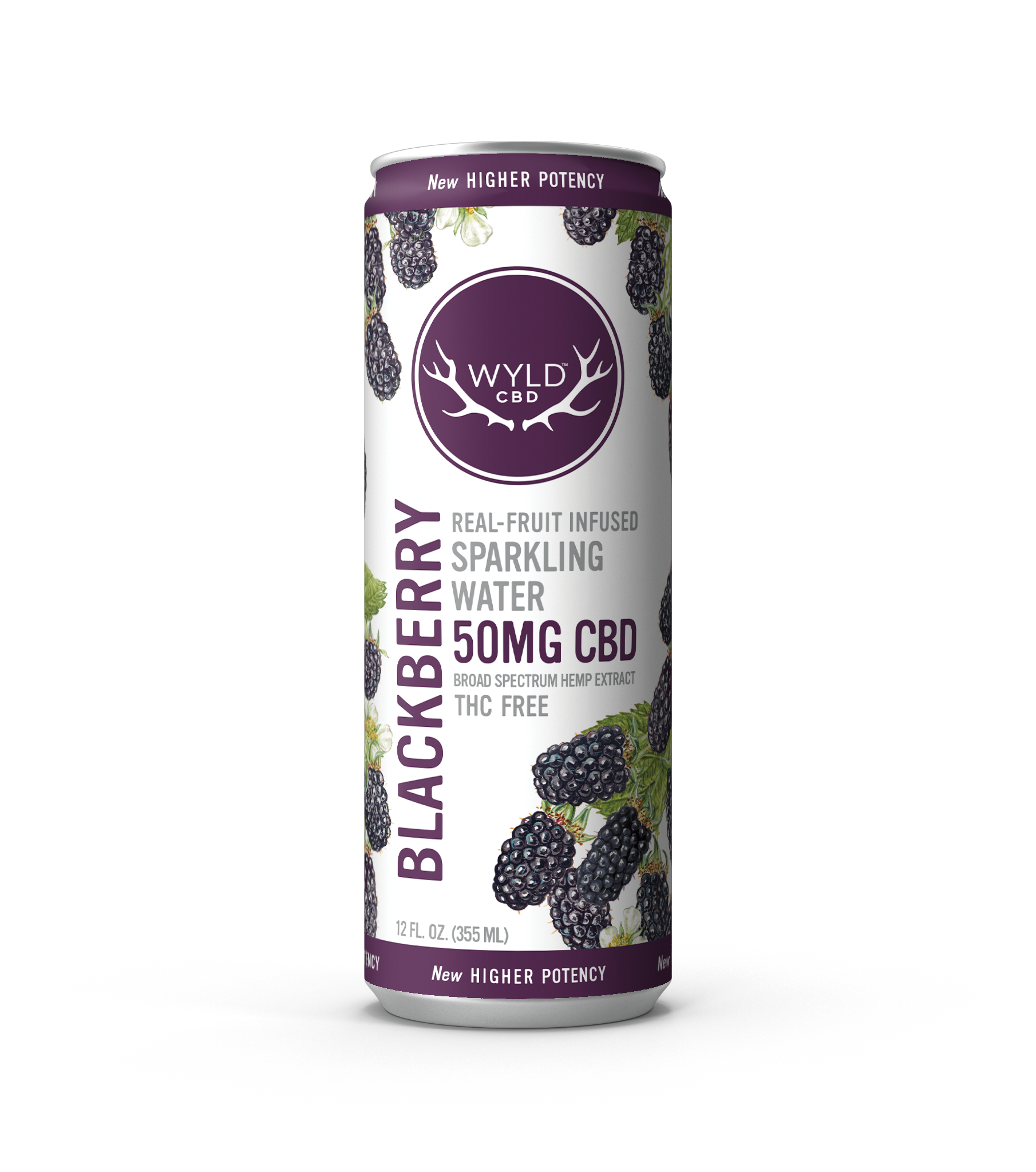 Photograph of product: CBD Sparkling Water | Blackberry 25mg