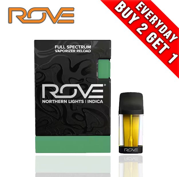Photograph of product: Rove - Northern Lights  - Melted Diamond Live Resin Pod RELOAD - 1g copy - 