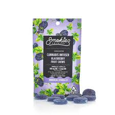 Photograph of product: Smokiez | Sweet Blackberry | Fruit Chews | 200mg