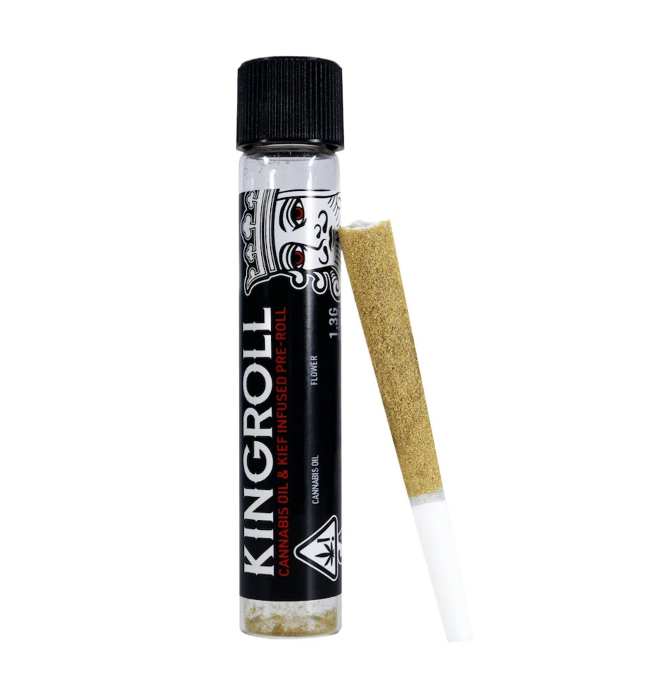 Photograph of product: Kingroll | Cannalope Ak X Cannalope Kush Infused Pre Roll | 1.3g