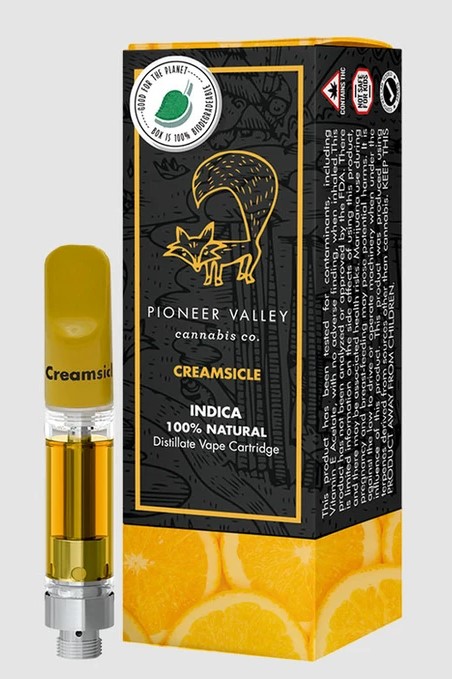 Photograph of product: Creamsicle - Distillate Vape Cartridge - PVX