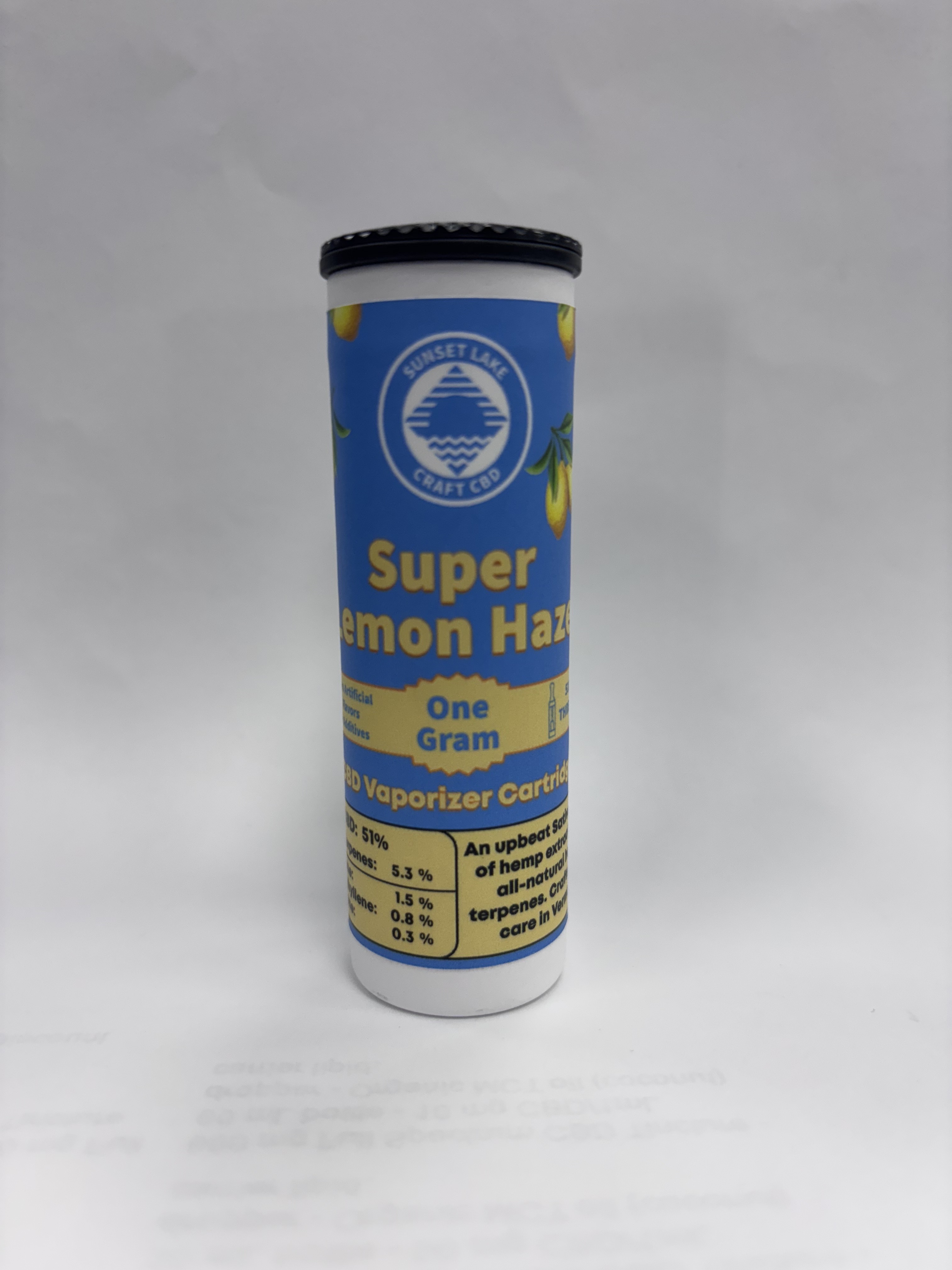 Photograph of Product: Super Lemon Haze | 1g CBD Vape Cartridge