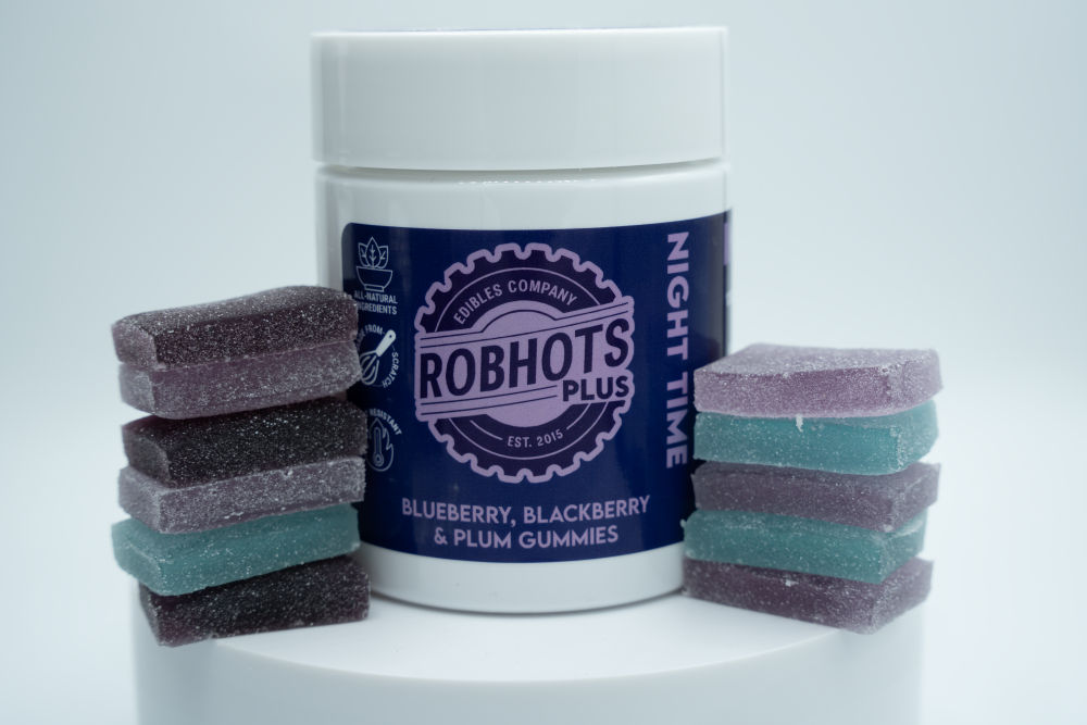 Photograph of product: Robhots Night Time Gummies | 1,000mg TH-oui : 400mg CBN