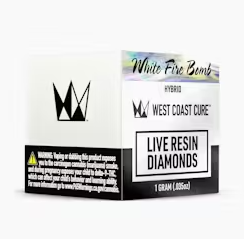 Photograph of product: West Coast Cure - White Fire Bomb - Dabs LR Diamonds