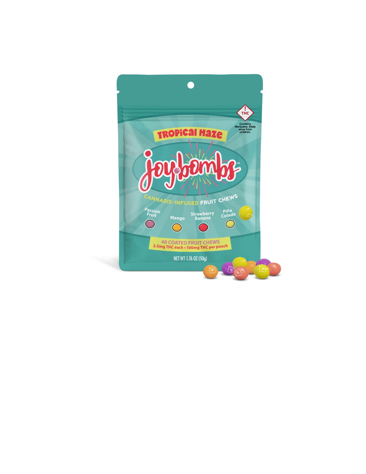 Photograph of product: Joy Bombs - Tropical Haze - 100mg