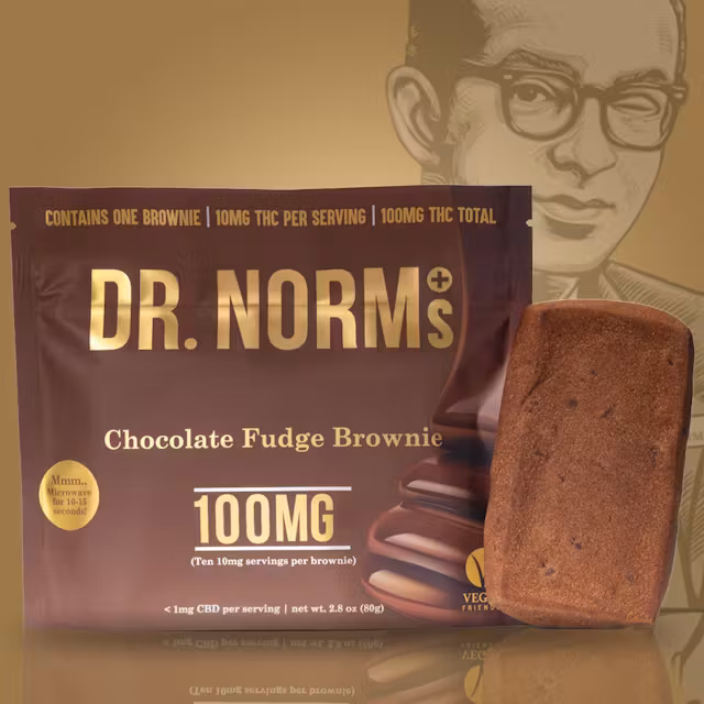 Photograph of product: Dr. Norm's - 100mg Edible - Salted Caramel Blondie