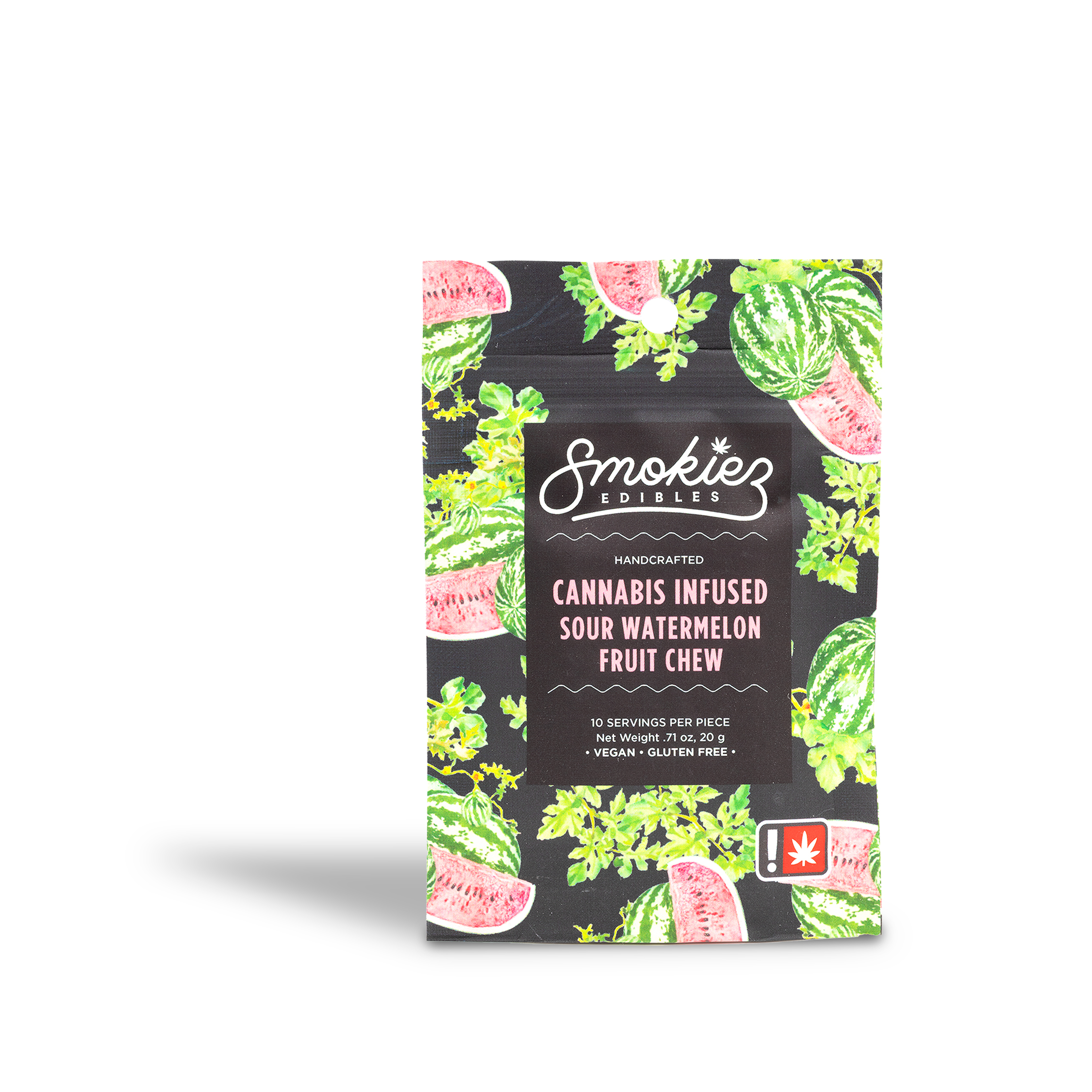 Photograph of product: Smokiez - Sour Watermelon Gummy - 0.71oz