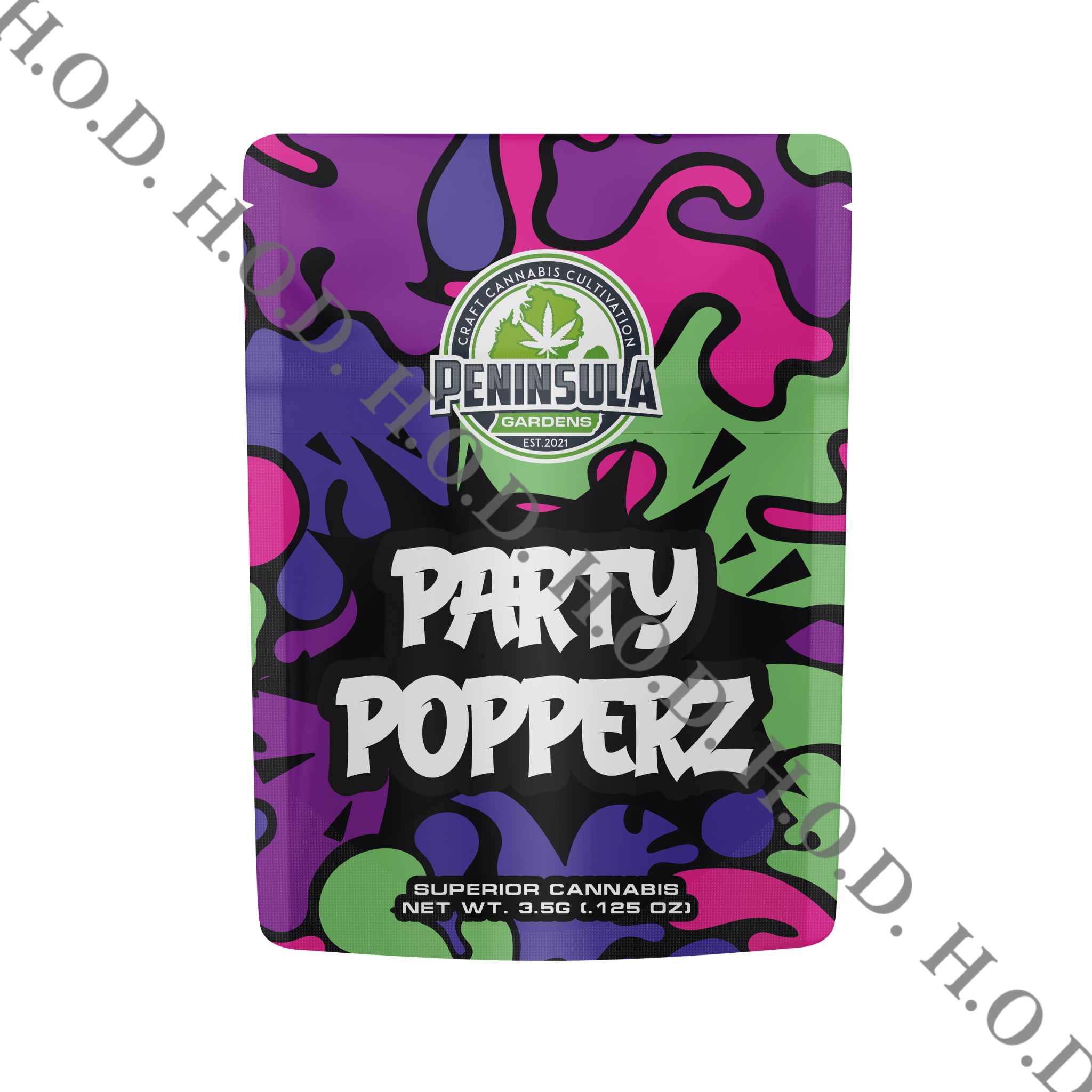 Photograph of Product: Peninsula Gardens Party Poppers 3.5g