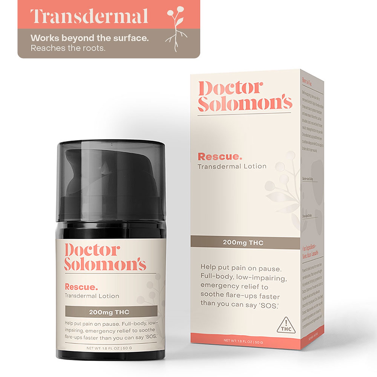 Photograph of product: Dr. Solomon's Lotion 200mg - Ease (TH-oui Rich)