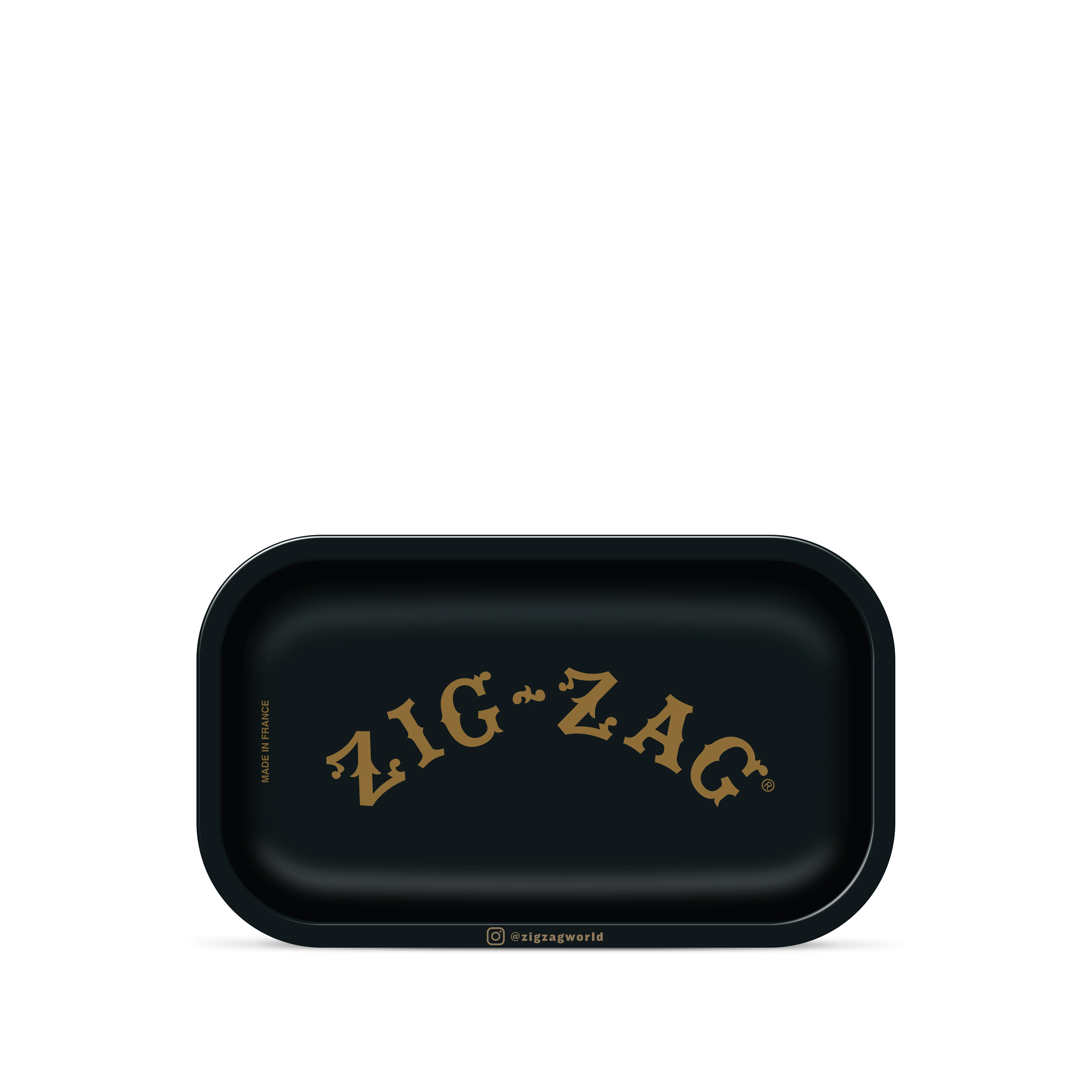 Photograph of product: Zig Zag Rolling Tray Small Black