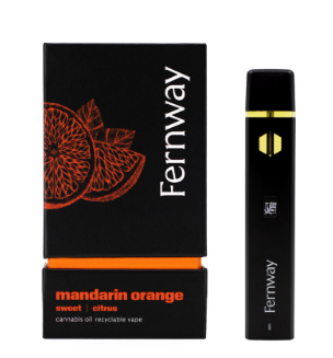 Photograph of product: Fernway | Vape | Disposable | Mandarin Orange | 2.0g (T)-Oui'd