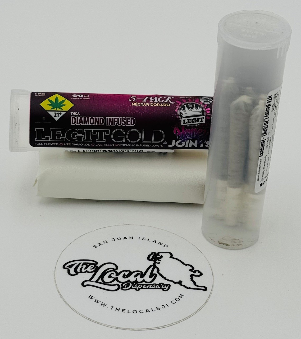 Photograph of product: Jealousy Live Resin Infused Pre-Rolls 5pk