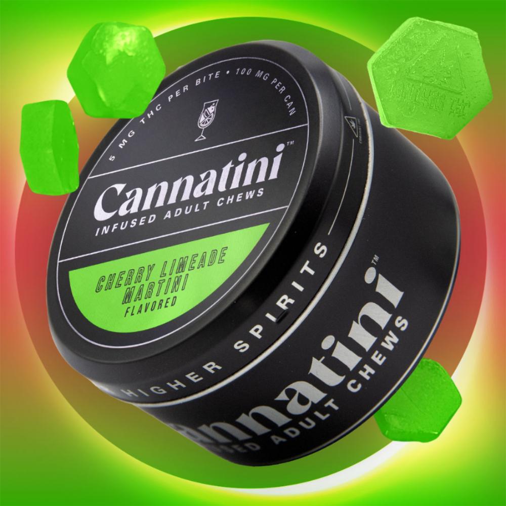 Photograph of product: Cannatini Cherry Limeade Gummies 100mg 20pk