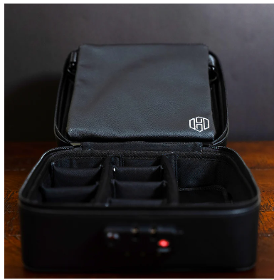 Photograph of product: Hush Lifestyle | Leather Stealth Case | Large | Black