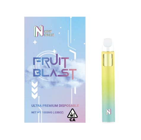 Photograph of product: Blueberry Kush Fruit Blast Disposable Vape 1g - Sales Floor