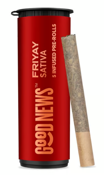 Photograph of product: Good News | Friyay Infused | 5pk/2.5g