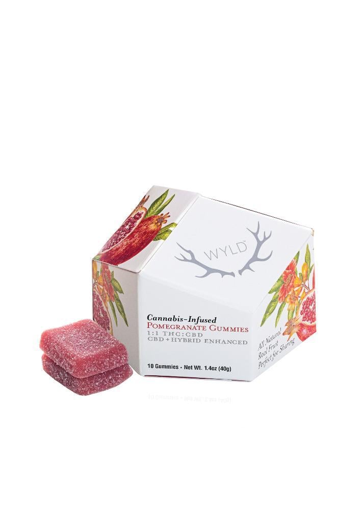 Photograph of product: Pomegranate 1:1 TH-oui:CBD | 100mg