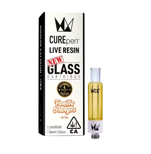 Photograph of product: VANILLA ORANGES | LIVE RESIN CARTRIDGE | 1G
